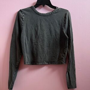 Classic Gray Long Sleeve Top from PACSUN